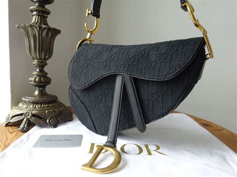 dior saddle bag black oblique jacquard|dior oblique saddle bag.